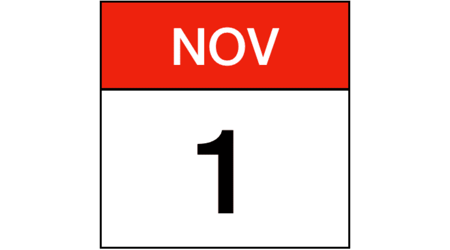 picture of calendar November